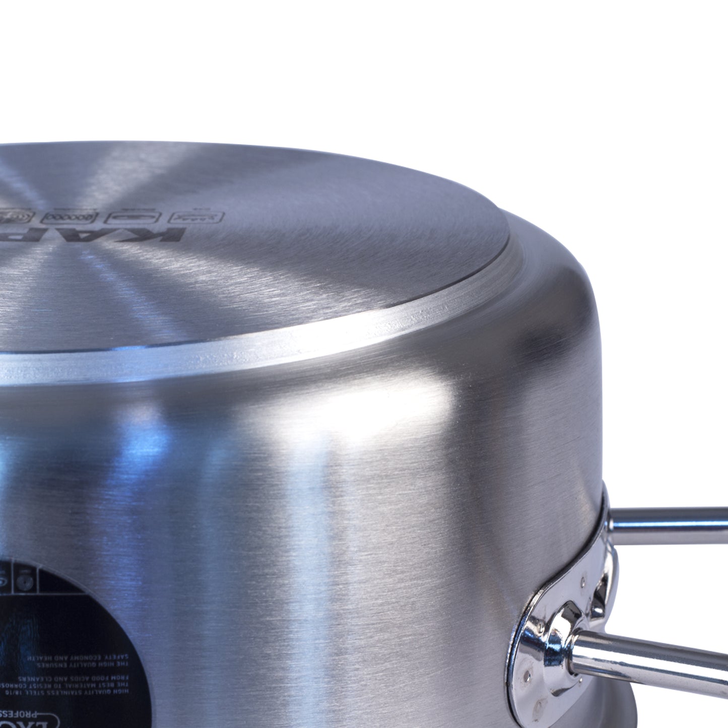 Stainless Steel Stockpot with Lid, 2-QT, Silver