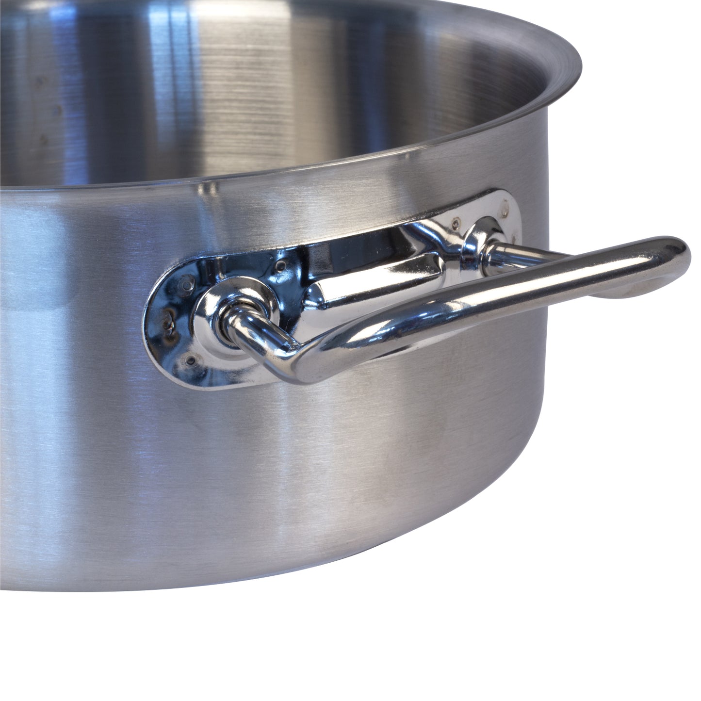 Stainless Steel Stockpot with Lid, 2-QT, Silver