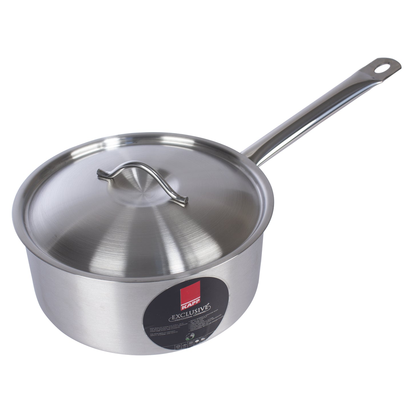 Stainless Steel Saucepan 5 Quart, Home Kitchen or Restaurant, Dishwasher Safe, Oven Safe, Does Not Contain Lid