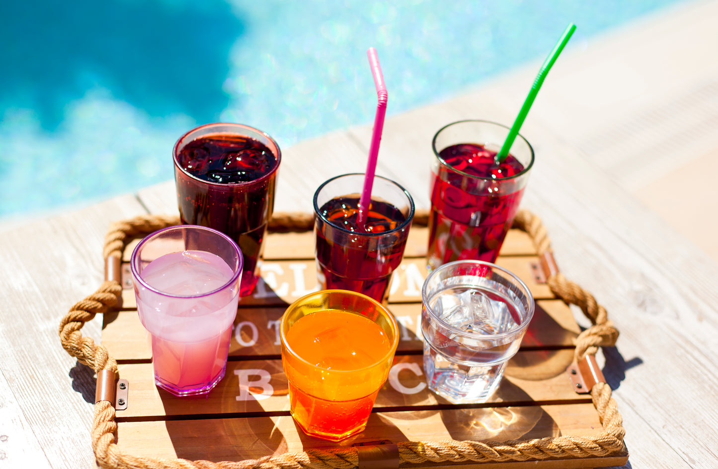 Unbreakable Premium Drinking Water Glasses 13.5 Oz Set of 6 Assorted Colors Reusable