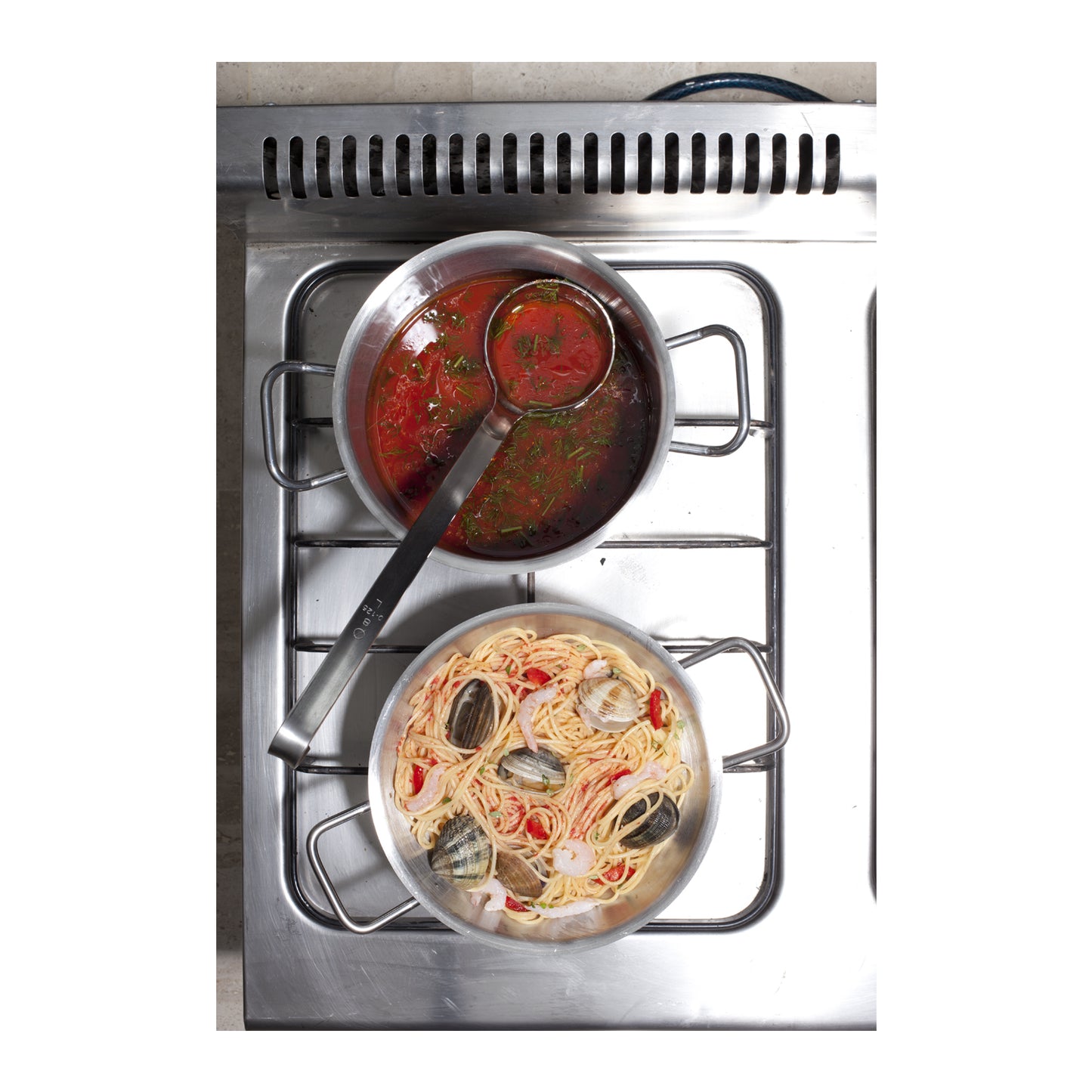 Stainless Steel Stockpot with Lid, 2-QT, Silver