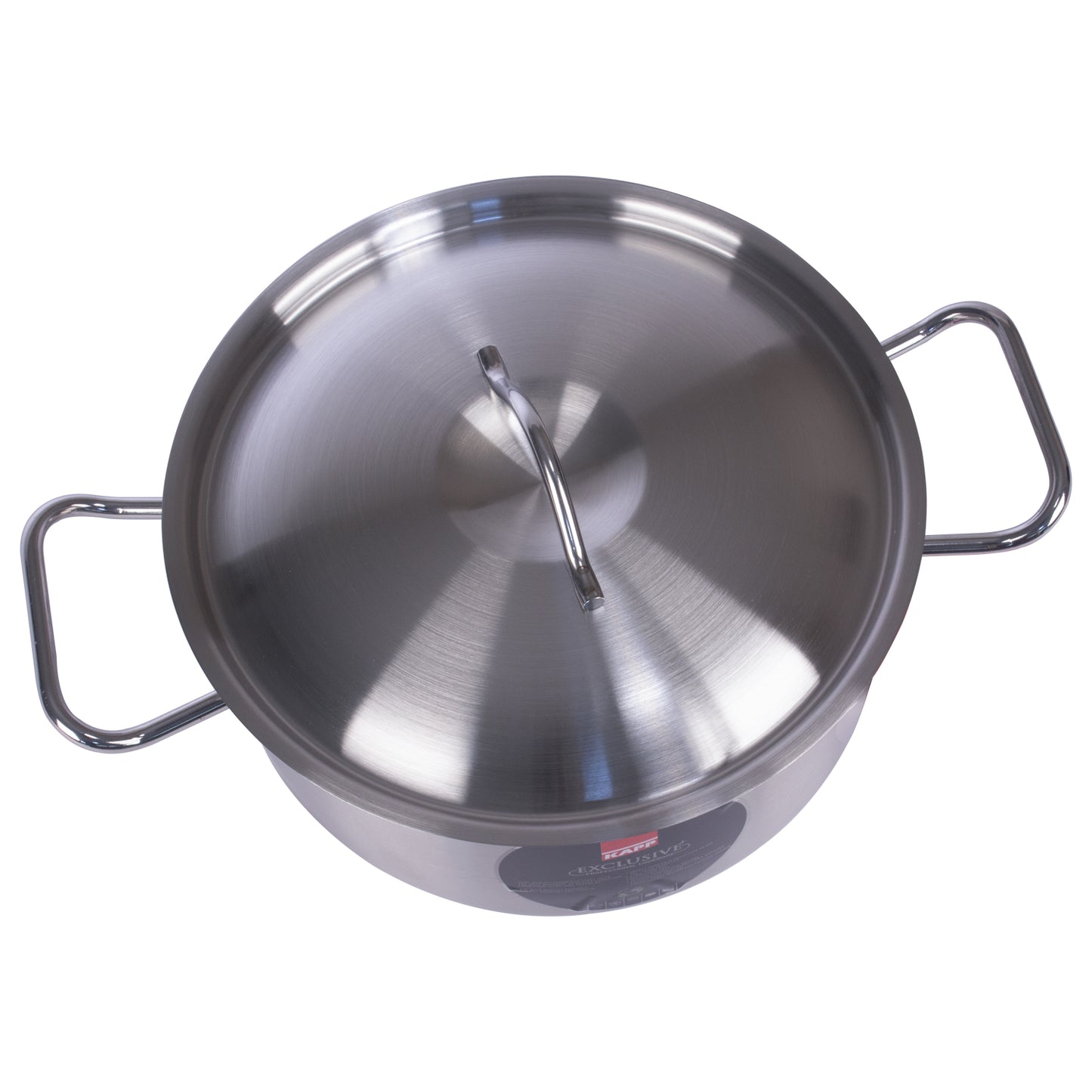 Stainless Steel Stockpot with Lid, 6-Quart, Silver