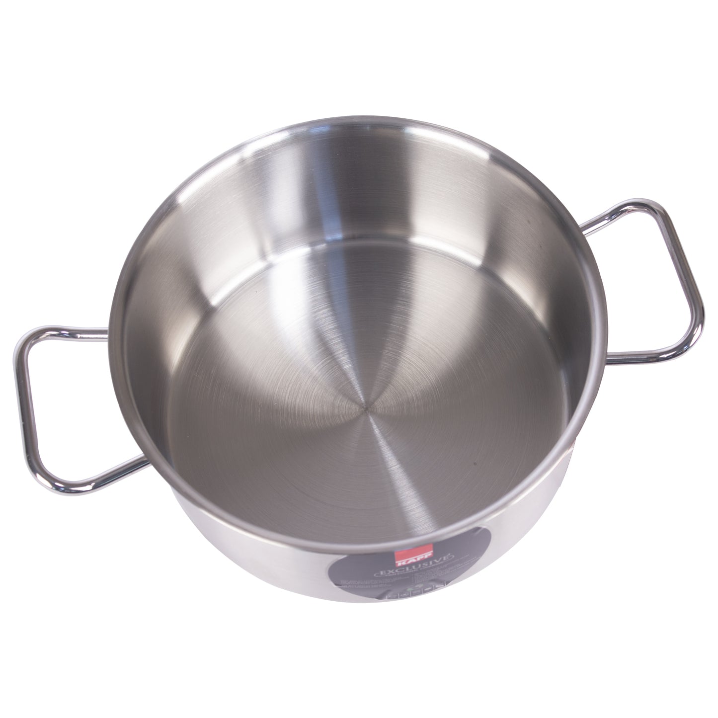 Stainless Steel Stockpot with Lid, 6-Quart, Silver