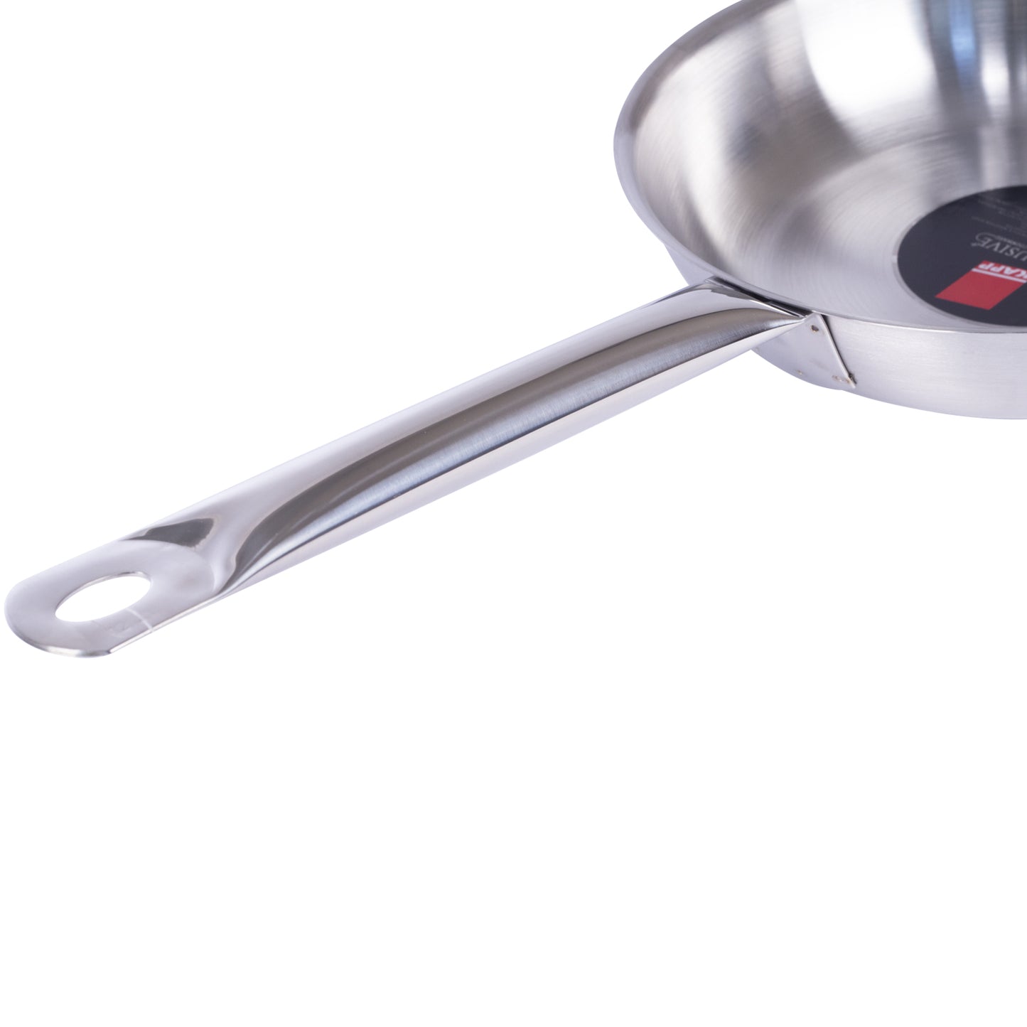 Stainless Steel Frying Pan/Fry Pan with Long and Stay Cool Handle, 9.4 Inch, Silver