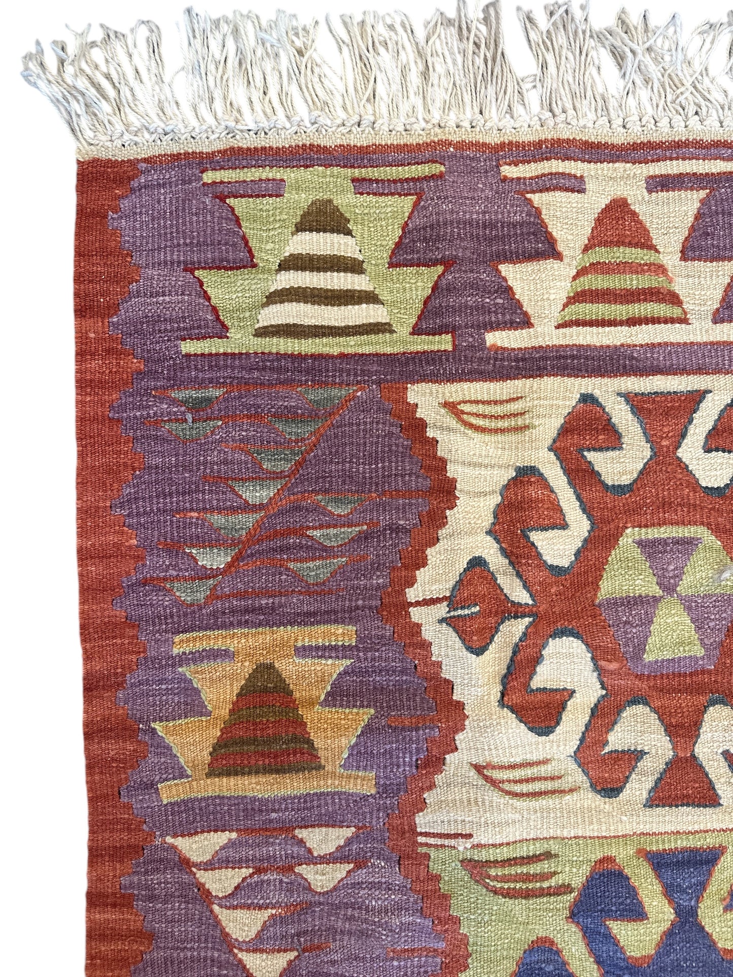 One-of-a-Kind Kilim Rug – Turkish Wool Carpet