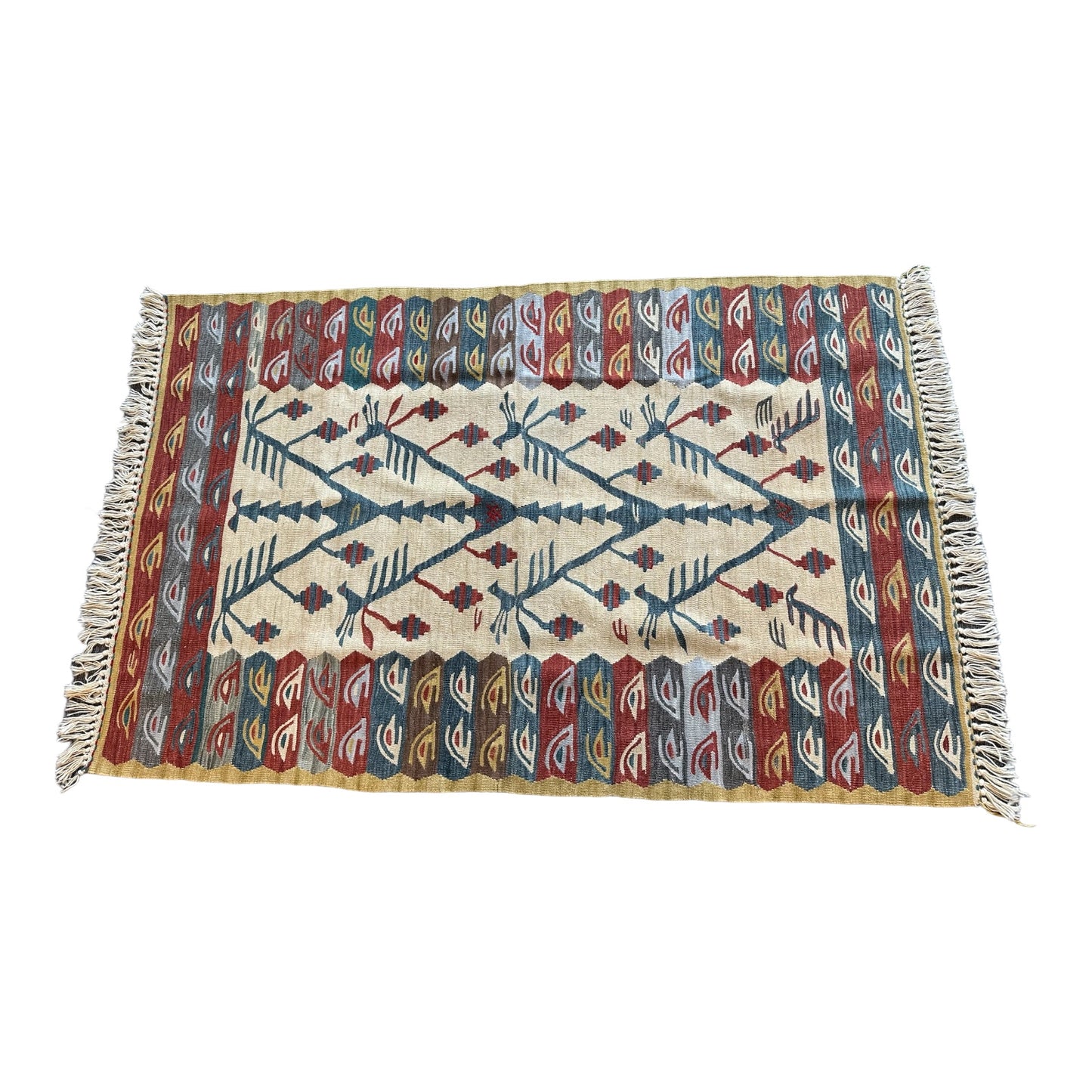 Kilim / Vintage Rug – Handwoven Wool Turkish Rug