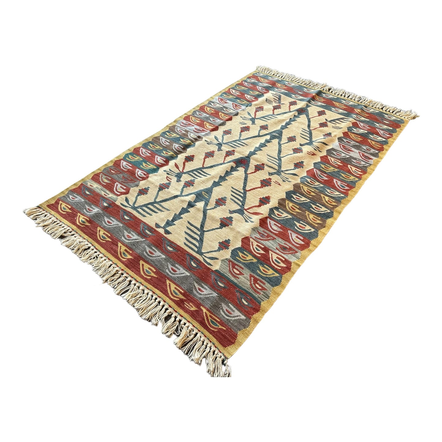 Kilim / Vintage Rug – Handwoven Wool Turkish Rug